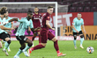 CFR Cluj plays against UTA Arad in the Romanian Superliga at Dr. Constantin Radulescu Stad...