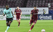 CFR Cluj plays against UTA Arad in the Romanian Superliga at Dr. Constantin Radulescu Stad...