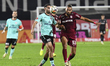 CFR Cluj plays against UTA Arad in the Romanian Superliga at Dr. Constantin Radulescu Stad...