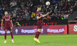 CFR Cluj plays against UTA Arad in the Romanian Superliga at Dr. Constantin Radulescu Stad...