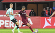 CFR Cluj plays against UTA Arad in the Romanian Superliga at Dr. Constantin Radulescu Stad...