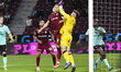 CFR Cluj plays against UTA Arad in the Romanian Superliga at Dr. Constantin Radulescu Stad...