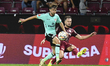 CFR Cluj plays against UTA Arad in the Romanian Superliga at Dr. Constantin Radulescu Stad...