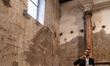 Poet Gabriele Tinti attends the ''Divine Echoes'' poems reading at Sant' Andrea De Scaphis...
