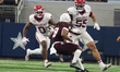 Texas A&M Aggies running back Le'Veon Moss #8 runs the ball after a reception against the...