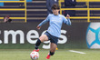 Aoba Fujino #20 of Manchester City W.F.C. is in action during the Barclays FA Women's Supe...