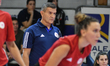 Lorenzo Micelli coaches Olympiacos Athens during the International Trophy ''Una squadra pe...