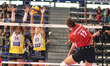 Milica Kubura of Olympiacos Athens is in action during the International Trophy ''Una squa...