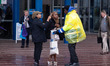 A delegate is not dressed for the Birmingham weather at the Conservative Party Conference...