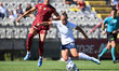 Michela Giordano of Napoli Femminile scores the 3-1 goal during the 4th day of the Serie A...