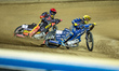 Dominik Kubera and Maciej Janowski participate in a PGE Speedway Ekstraliga game between S...