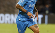 Napoli's Matteo Politano controls the ball during the Serie A soccer match between SSC Nap...