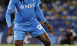 Napoli's Frank Zambo Anguissa is seen in action during the Serie A soccer match SSC Napoli...