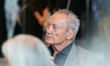 Actor Udo Kier greets Cologne Mayor Henriette Reker for his 80th birthday and signs the Go...