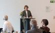 Cologne mayor Henriette Reker makes a speech for actor Udo Kier's visit for his 80th birth...