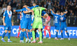 Brescia Calcio FC celebrates the win during the Italian Serie B soccer championship match...