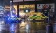 Ambulance in London. Emergency Services Ambulance Vehicle of NHS London Ambulance Service...