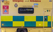 Ambulance in London. Emergency Services Ambulance Vehicle of NHS London Ambulance Service...