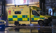 Ambulance in London. Emergency Services Ambulance Vehicle of NHS London Ambulance Service...