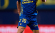 Alberto Moleiro of UD Las Palmas is in action during the LaLiga EA Sports match between Vi...