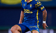 Alberto Moleiro of UD Las Palmas is in action during the LaLiga EA Sports match between Vi...