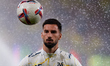 Alex Baena of Villarreal CF warms up at half-time during the LaLiga EA Sports match betwee...