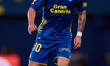 Alberto Moleiro of UD Las Palmas is in action during the LaLiga EA Sports match between Vi...