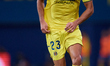 Sergi Cardona of Villarreal CF is in action during the LaLiga EA Sports match between Vill...