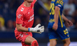 Dinko Horkas of UD Las Palmas is in action during the LaLiga EA Sports match between Villa...