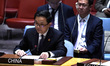 Ambassador Dai Bing to the UN speaks during a Security Council meeting on migrant smugglin...