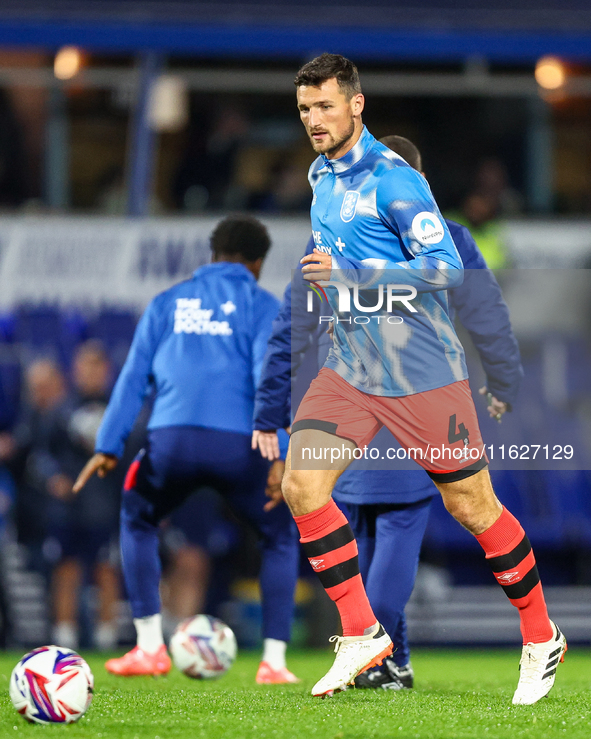 Matty Pearson of Huddersfield warms up during the Sky Bet League 1 match between Birmingham City and Huddersfield Town at St Andrews @ Knigh... by MI News/NurPhoto