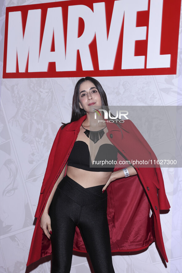 Andy Chavez de Moore attends the Marvel 85 red carpet of the Fashion Forward at Fronton Bucarelli in Mexico City, Mexico, on September 30, 2... by Eyepix/NurPhoto