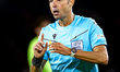 Referee Marco Guida officiates the match between PSV and Sporting CP at the Philips Stadiu...