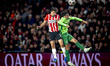 PSV Eindhoven defender Olivier Boscagli and Sporting Club Portugal forward Francisco Trinc...