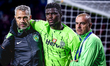Sporting Club Portugal defender Ousmane Diomande gets injured during the match PSV - Sport...
