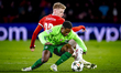 Sporting Club Portugal midfielder Geny Catamo and PSV Eindhoven midfielder Jerdy Schouten...