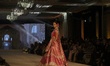 Bollywood actress Tripti Dimri presents a creation by Indian designer Manish Malhotra to s...