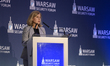 European Commission's Vice-President for Values and Transparency Vera Jourova speaks durin...
