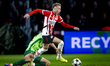 PSV Eindhoven forward Noa Lang plays during the match between PSV and Sporting CP at the P...