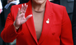 The President of the Republic of Honduras, Xiomara Castro, arrives at the inauguration cer...
