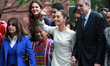 Mexican President Claudia Sheinbaum Pardo arrives prior to her inauguration ceremony at th...