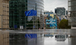 General view of the European Quarter buildings in Brussels, Belgium, on September 30, 2024...