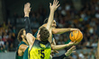 Jeremy Senglin participates in a Basketball Champions League game between WKS Slask Wrocla...