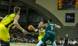 Marvin Clark participates in a Basketball Champions League game between WKS Slask Wroclaw...
