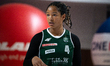 Stella Johnson participates in the game between KGHM BC Polkowice and Polski Cukier AZS UM...
