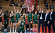 Polski Cukier AZS UMCS Lublin celebrates victory in the Polish Women's Basketball Super Cu...
