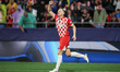 Van de Beek of Girona FC celebrates after scoring a goal during the UEFA Champions League...