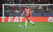 David Lopez of Girona FC controls the ball during the UEFA Champions League 2024/25 League...
