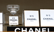 Chanel No. 5 packaging are seen in a store in Krakow, Poland on October 2, 2024. 