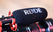 Rode logo is seen on a microphone in Krakow, Poland on October 2, 2024. 